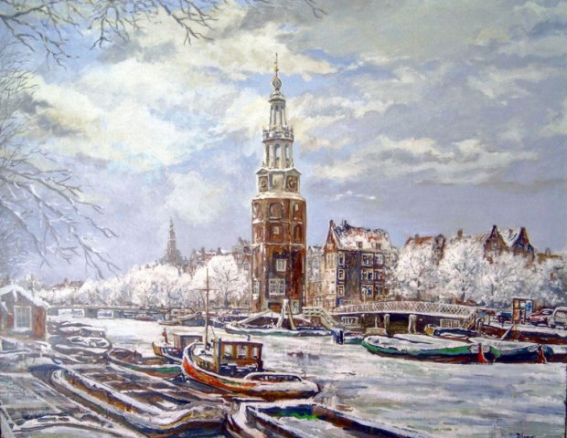 winter Montelbaantoren